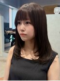 アッシュブラウン/レイヤーカット