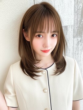 アフロート ディル(AFLOAT D'L) イメチェン小顔前髪顔まわりミディアムレイヤー10代20代30代40代