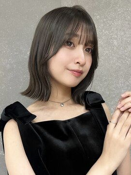 ロンドクレール 川崎(Lond clair) 【北澤華】ブリーチなし/髪質改善/ピンクベージュ/前髪/川崎