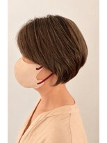 グランジ 北山田店(GLUNGE)&nbsp;【野村】脱白髪染めハイライト×ひし形ショート