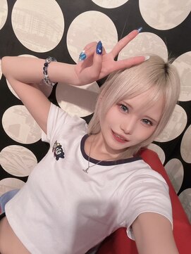 リアイス(Re:ICE) ブロンドホワイトミルクティーショートウルフ