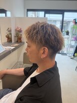 メンズバイココテラス 豊中(men's by cocoterace)&nbsp;メンズ/パーマ/ツイストスパイラル/ブリーチ/メッシュ