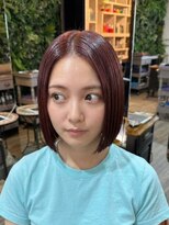インデペンデンス(independence)&nbsp;【四条烏丸】ボブ×ピンクブラウン