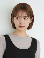 エレナ 那覇 新都心(Helena) ハニーブラウン/大人ショートボブ/切りっぱなしボブ