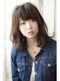 重軽ミックスで立体感に柔らかさプラスの愛されヘア