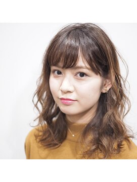 ノエル ヘアー アトリエ(Noele hair atelier) 《Noele》大人可愛いミディアムレイヤー