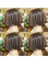 ウノプリール 京橋店(uno pulir) 前下がりワンレンボブ