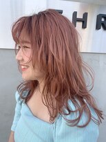 スリーバイベルベット(THREE...by velvet)&nbsp;アプリコットベージュ☆デザインカラー