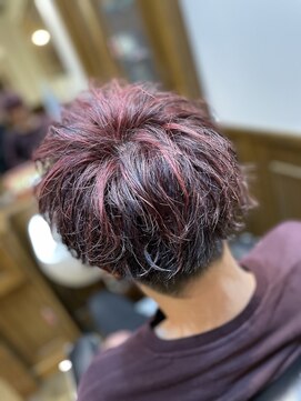 ヒロギンザバーバーショップ 神楽坂店(HIRO GINZA BARBER SHOP) 【2022 スプリングカラー】マッシュスパイラルパーマ