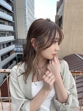 ヘアプレイスソル (HAIR PLACE SoL) ミルクティーインナーカラー