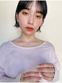 暗髪透明感×大人ショートボブ×ナチュラルボブ×ミニボブ