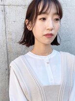 モリオ フロム ロンドン 大宮2号店(morio from London)&nbsp;【なかじま ひびき】大人かわいい切りっぱなし外ハネボブ