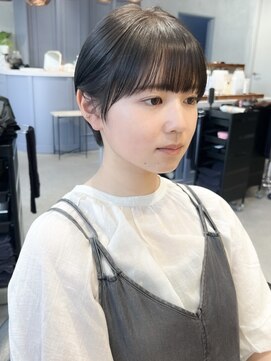 ロンドジェネルーズ 柏(Lond generous) ミニウルフレイヤーカット顔周りカット前髪カットショート/柏柏