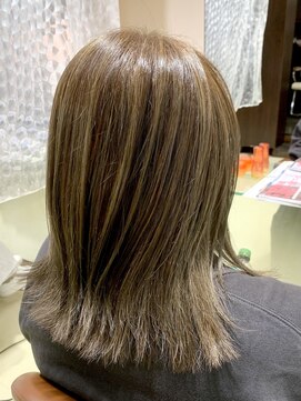 アズール 草加(azule) ナチュラルハイライト オリーブベージュ