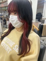 ヴィンスジオ 岐阜駅南(vince gio) inner pink/インナーカラー/フェスレイヤー/暖色カラー