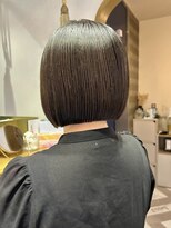 ロンドアベニール 北千住(Lond avenir)&nbsp;きりっぱなしボブ☆美髪ボブ/美髪縮毛矯正[北千住]