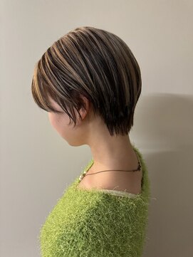 ノラ シブヤ(NORA) アンブレラカラー/ハイライト/ローライトカラー/丸みショート