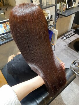 ルモ(Lumo) 【MIHO】レッドブラウン×ミディアム