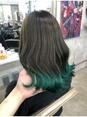 ブルーロック 糸師凛 毛先カラー グラデーションカラー 裾カラー