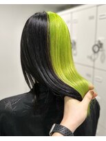 エゴ 池袋(EGO)&nbsp;ツートンカラー/ライムグリーン/落ちる黒