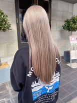 レフ(LEF)&nbsp;ケアブリーチ/ミルキーベージュ/ダブルカラー/髪質改善