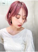Aimee 町田　レイヤーボブ×チェリーレッド