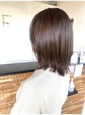 大人かわいいくびレイヤー うる艶ミディ 髪質改善ケア冬カラー#1