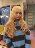 ハニーブロンドレイヤースタイル