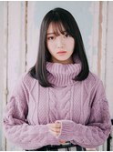 【錦糸町美容院Agate】艶感ブラックでワンレンロング♪j