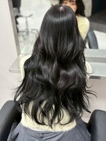 ベレーザシェルト(Beleza scelto) 15447艶髪アッシュブラックグレージュ韓国風巻きレイヤーカット