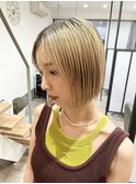 ぷつっとハイトーンボブ