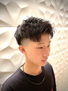 銀座マツナガ 浅草店 メンズパーマ/短髪パーマ/アイロンパーマ/アップバング/フェード