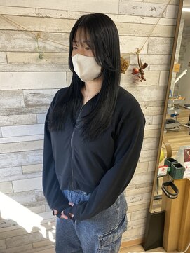 ラッコのおひるね レイヤーカット