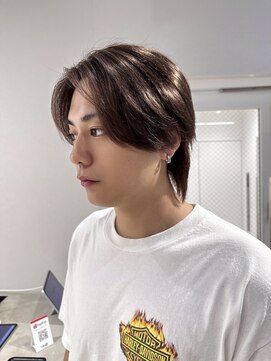 エン 栄店(enne) ココアベージュ/クラゲヘアー/ボブレイヤー/小顔/オリーブグレー