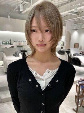 グリーン(green) ミルクティーグレージュ×ウルフレイヤー