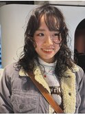 ミディアムレイヤーのパーマ