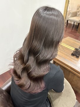 ワンラヴェストヘアオルシェット 長野駅(One Lovest Hair olchette) あったかブラウン×ピンクラベンダーインナー
