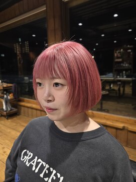 ピンクボブ×レイヤー