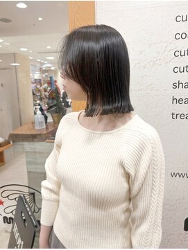 モリオ フロム ロンドン サッポロファクトリー店(morio FROM LONDON) morio/骨格矯正カット/札幌ボブ/ぱつっとボブ/切りっぱなしボブ