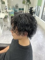 ログ バイ ハッシュタグ フリー(LOG by#Free) 波巻きパーマウルフ