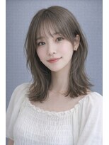 レム 仙台店(L.E.M) 【外ハネレイヤーボブ/オリーブグレージュ】