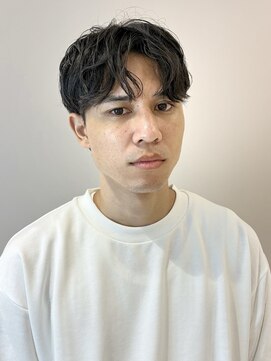 ノッツ(KNOTS) 面長さん必見ニュアンスパーマ【Instagram】@mens.ren.fukuoka