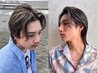 【韓国風メンズ】カット＋カルマパーマ