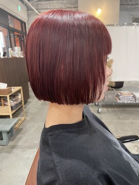 アオゾラヘアーカミノウラ(AOZORA HAIR kaminoura) ミニボブ