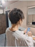 パーマ×ショート