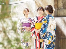 プレスト ベル 三宮 駅前店(Presto belle)の雰囲気（浴衣着付け＋ヘアセット￥4500～(＋レンタル￥7500～)）