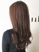 フレイムスヘアデザイン(FRAMES hair design)&nbsp;【暖色系カラーで透明感】ピンクブラウン