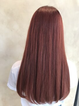 オーストヘアーベンヌ(Aust hair Bennu) レッド×オレンジ