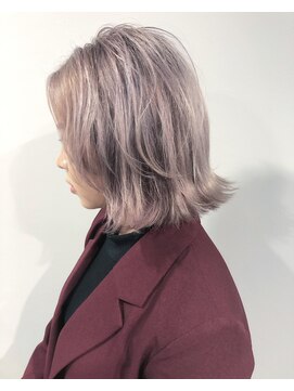 クラン(clan) clan アッシュカラー重軽ウェーブマニッシュヘア