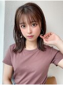 20代30代40代小顔外ハネミディアムひし形シルエットくびれミディ